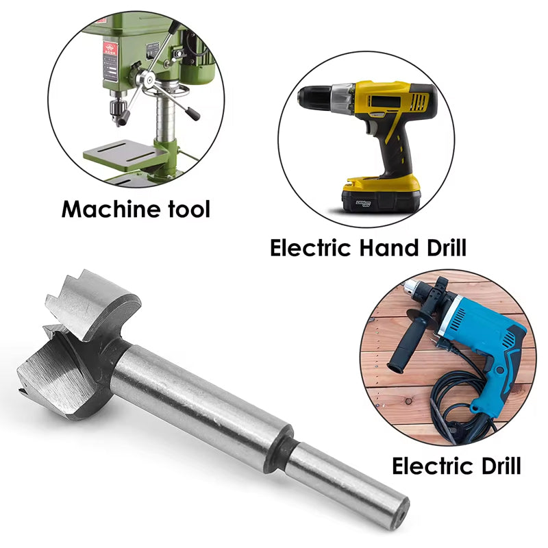 BowLift | 16Pcs/Set Forstner Carbon Steel Boring Drill Bits Woodworking Self Centering Hole Saw Forstner Drill Bit With Center Positioning