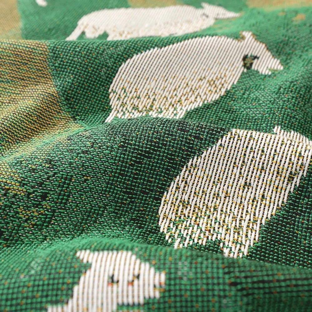 BowLift | Frida Sheep Woven Throw Blanket