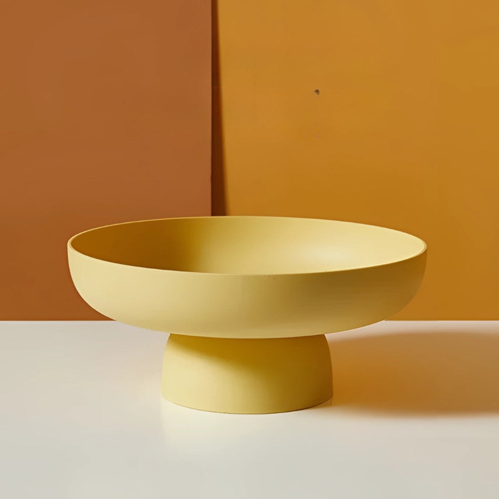 BowLift | Fruitful Elegance – Retro Fruit Bowl with Vintage Leaf Design & Ceramic Finish