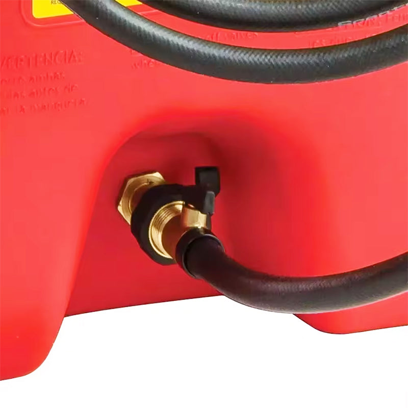 BowLift | 14 Gallon Portable Fuel Caddy Tank on Wheels Storage Gasoline Fluid Diesel with Pump