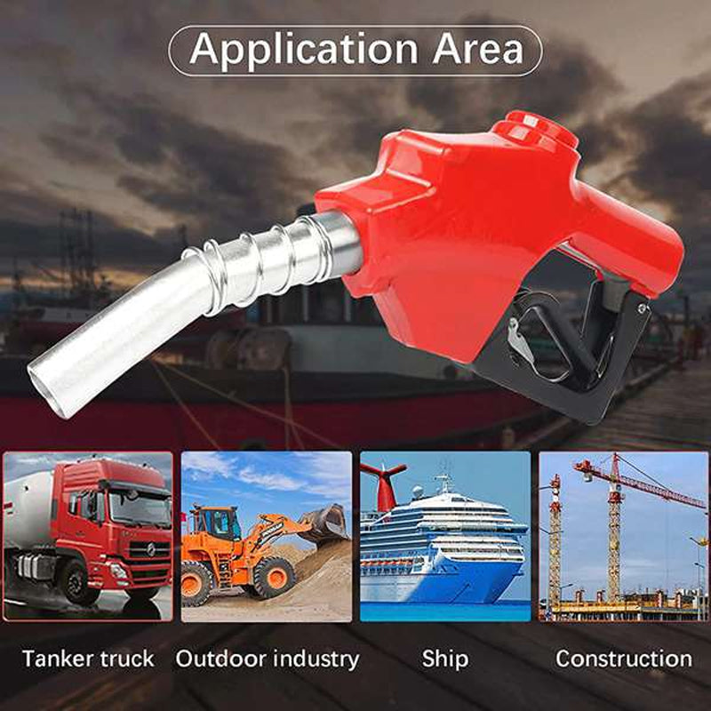 BowLift | 11A Diesel Large Mouth Self-Sealing Refueling Gun Nozzle Gas Station Self-Sealing Oil Gun 6 Points Diesel Gasoline Kerosene Oil Gun 3/4