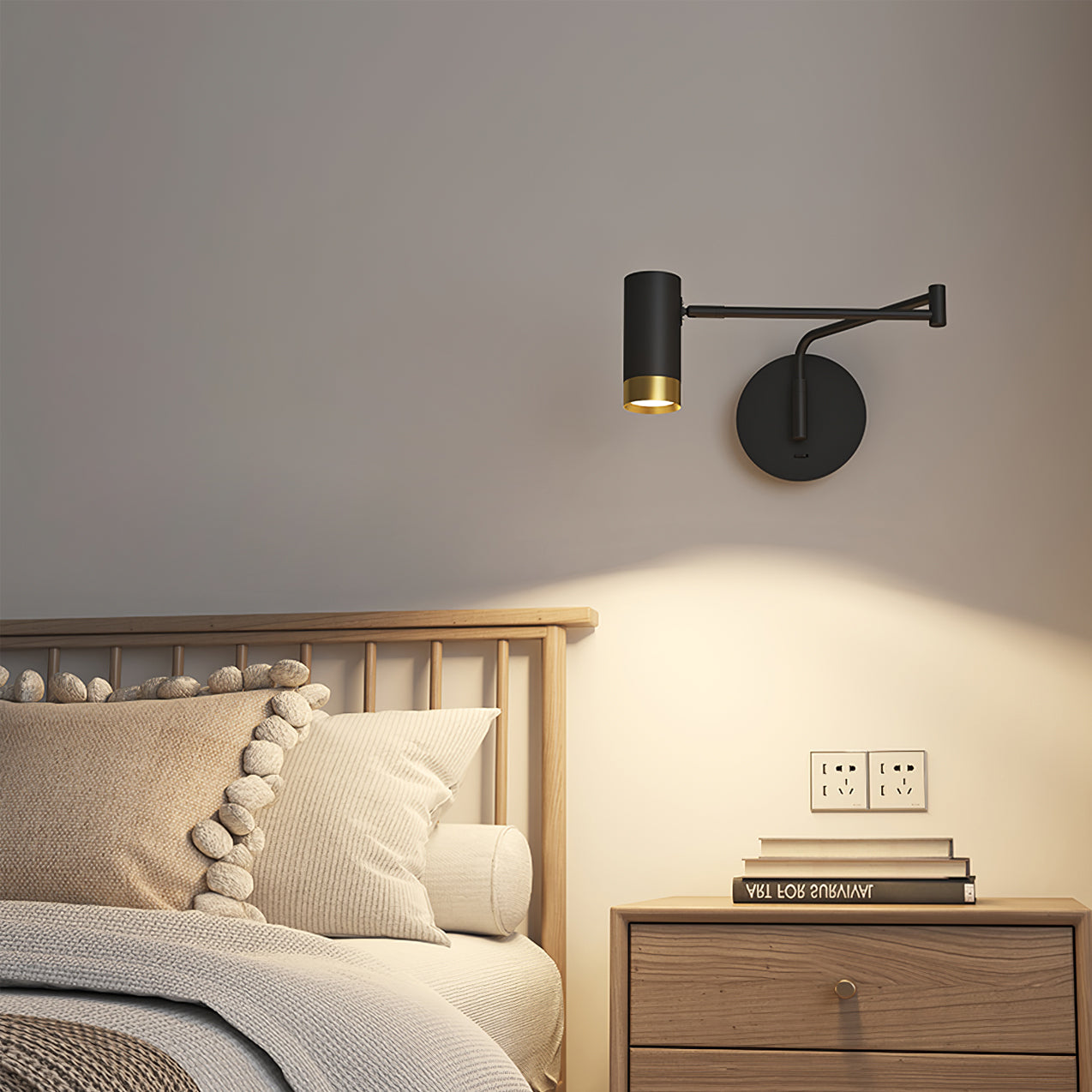 BowLift | FlexiLume – Adjustable Arm Wall Light for Versatile Illumination