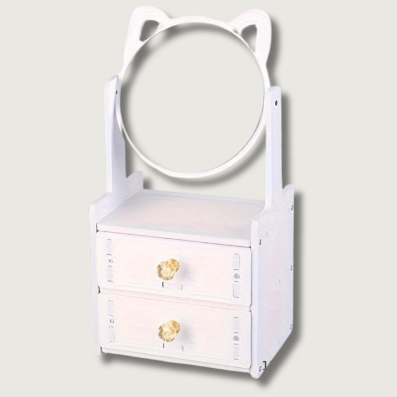 BowLift | Makeup mirror with integrated storage