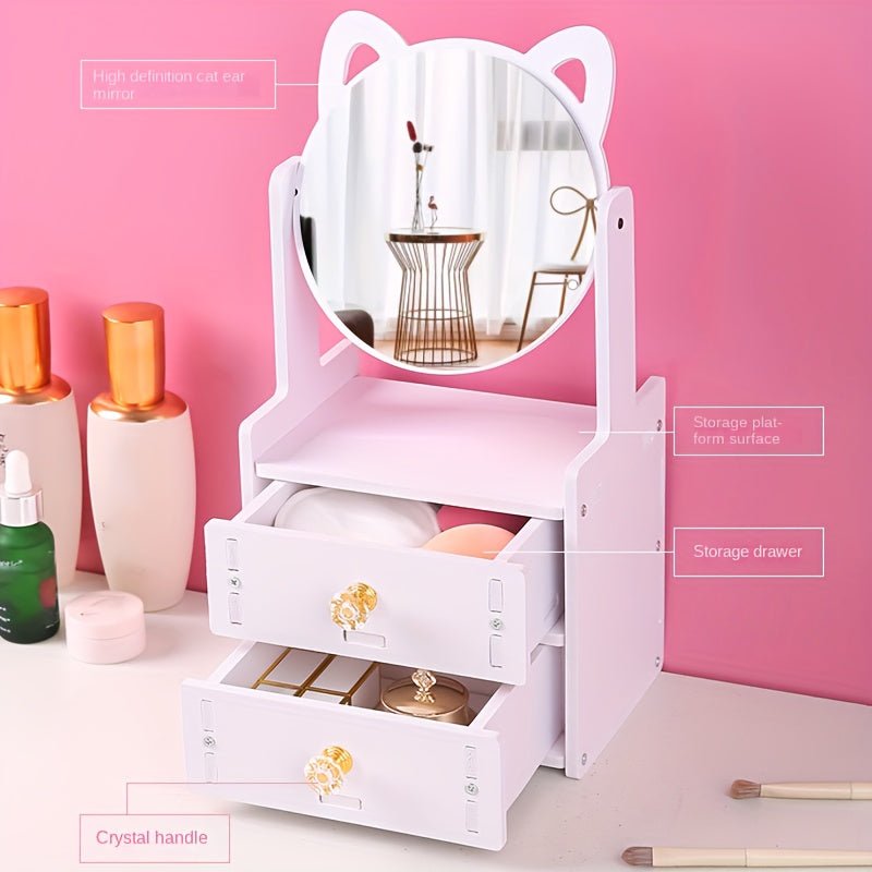 BowLift | Makeup mirror with integrated storage
