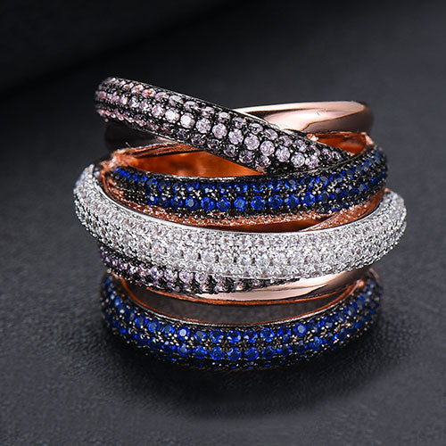 BowLift | Monaco Design Luxury Statement Stackable Ring For Women