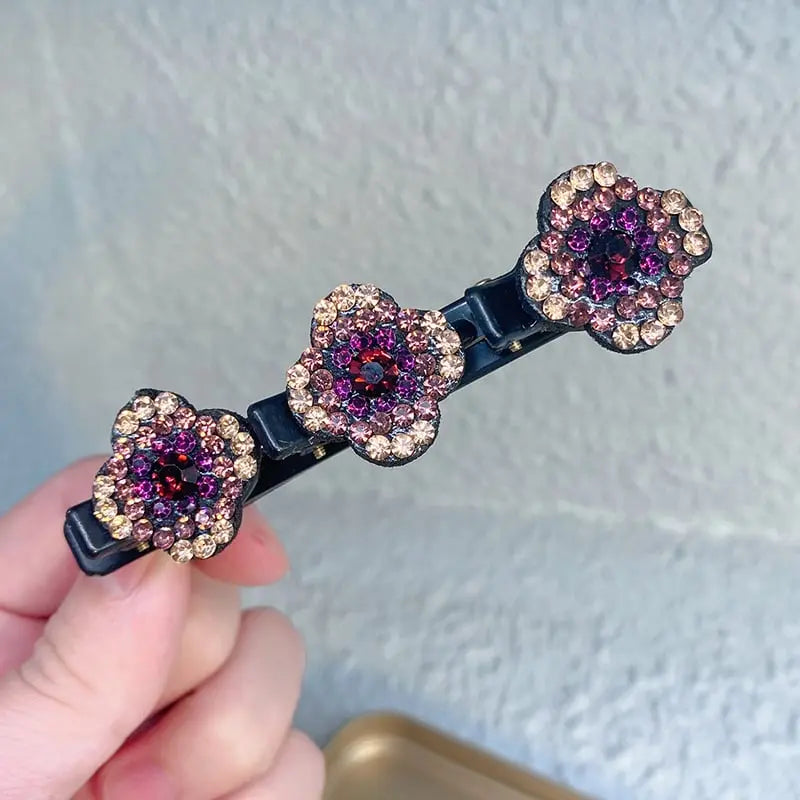 BowLift | Braided Crystal Hair Clip – Stunning Hold for Every Occasion