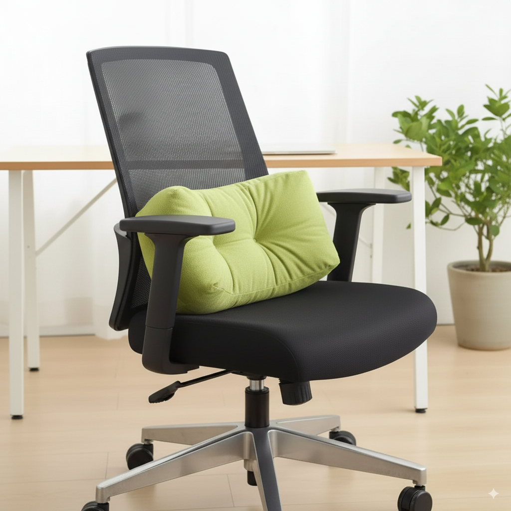 BowLift | Ergonomic Seat Cushion | Memory Foam Back Support | Relieves Pressure & Improves Posture