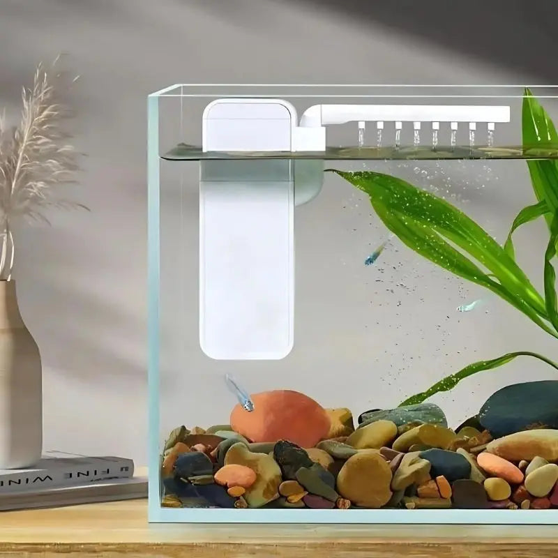 BowLift | Silent Mini Aquarium Filter with Adjustable Water Flow