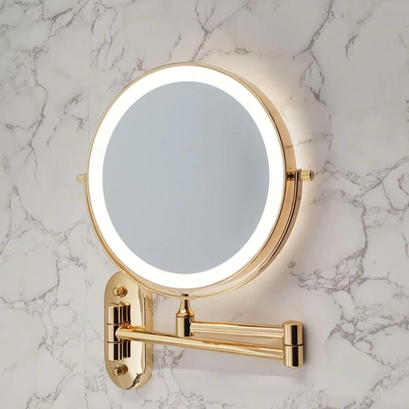 BowLift | GlamGlow Deluxe LED Makeup Mirror – Magnifying Vanity Mirror with Dimmable Light