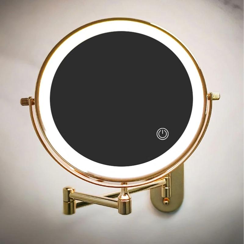 BowLift | GlamGlow Deluxe LED Makeup Mirror – Magnifying Vanity Mirror with Dimmable Light