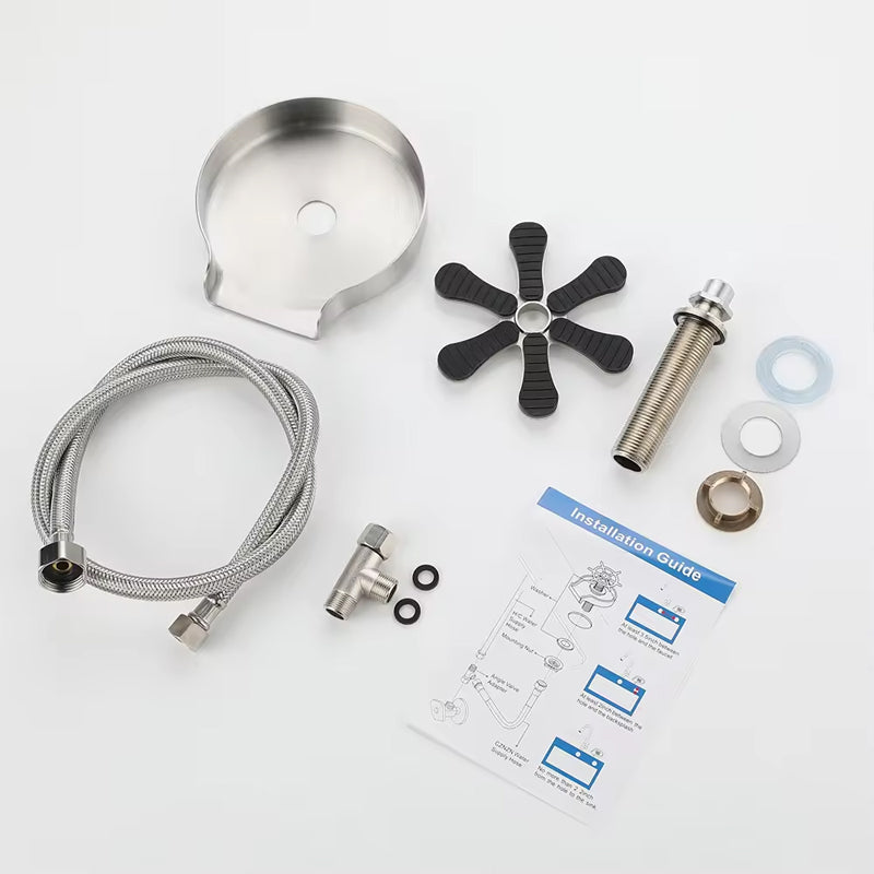 BowLift | Stainless Steel Kitchen Sink Bottle Cup Washer Sink Attachment Cleaner High Pressure Automatic Spin Quick Bar Glass Rinser
