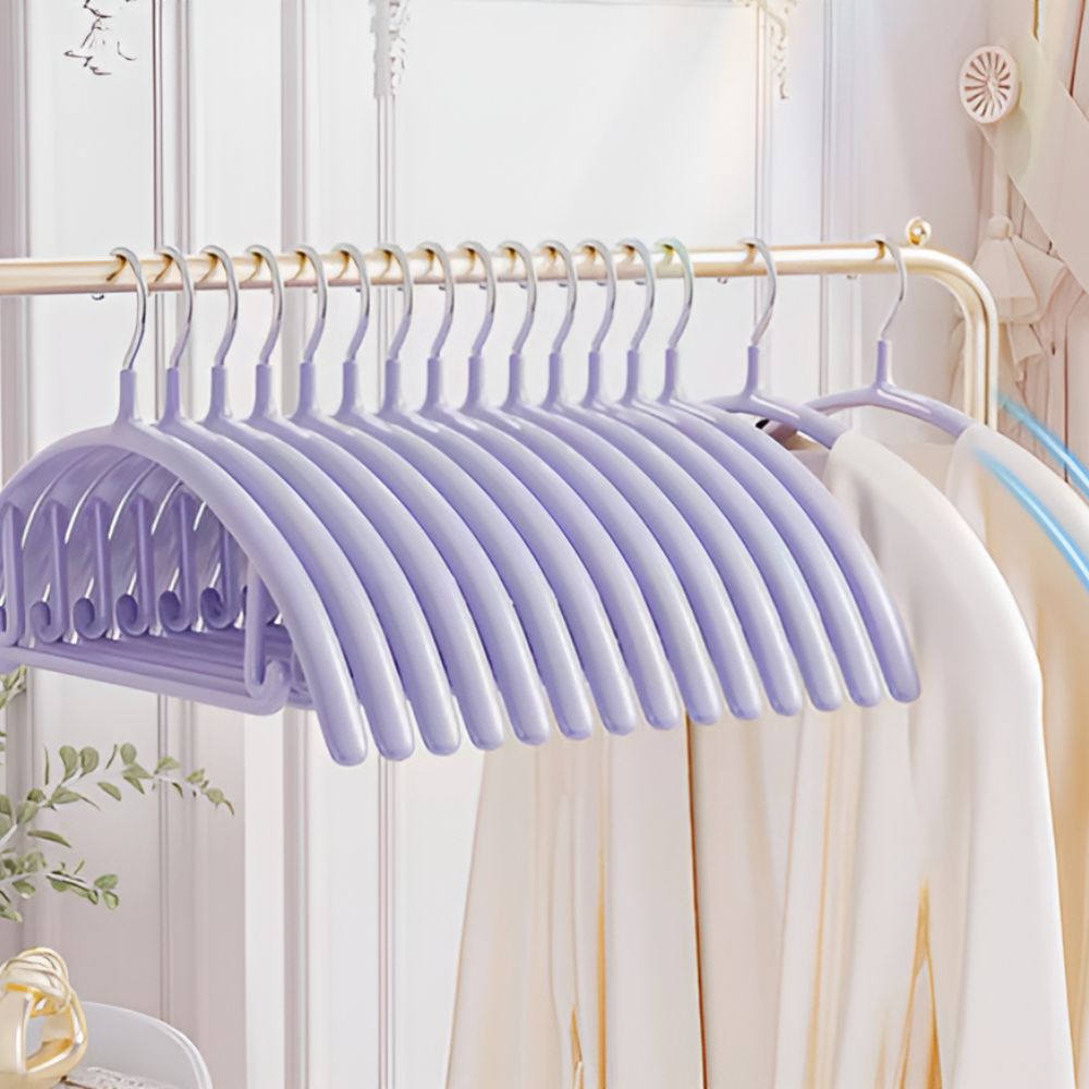 BowLift | Glide Coat Clothes Hangers | 10 pcs Set