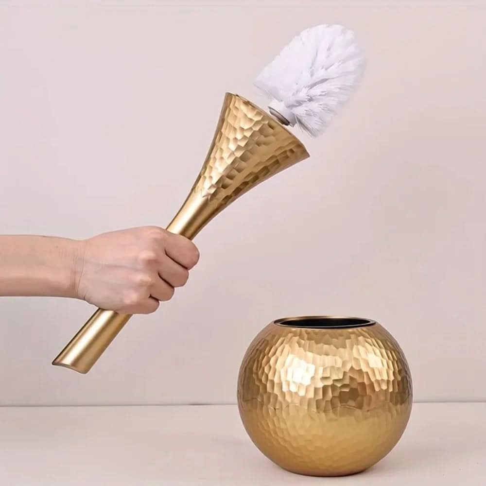 BowLift | Elegant toilet brush in modern gold design for style & hygiene