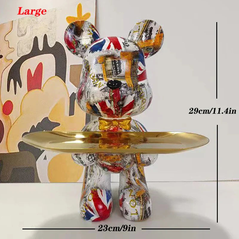 BowLift | Graffiti Bear Figure Key Storage