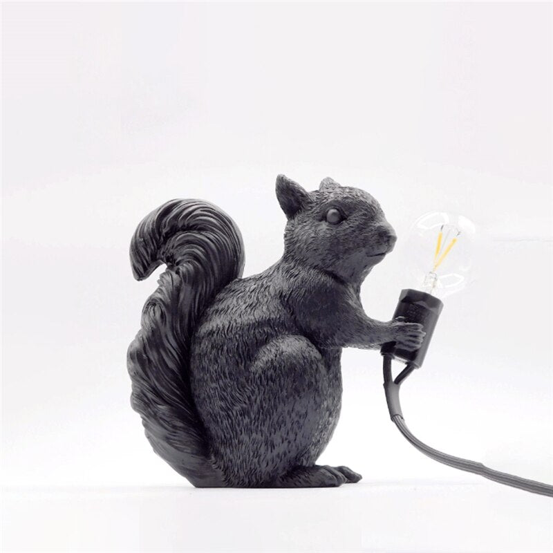 BowLift | ForestGlow - Sophisticated Squirrel Lamp