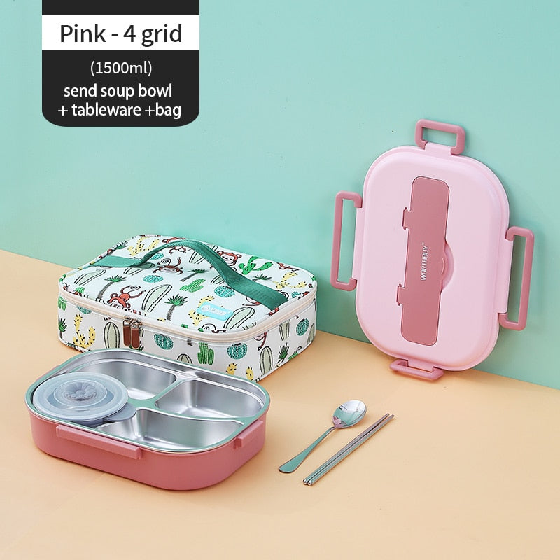 BowLift | Stainless Steel Multi Compartment Kids Lunch Box