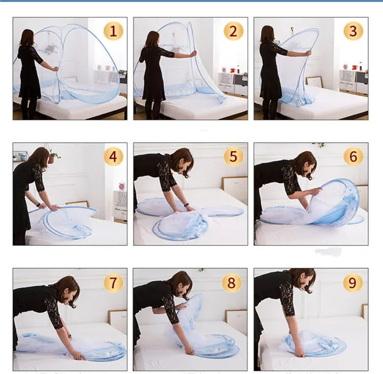 BowLift | Pop-Up Mosquito Net Tent for Two – Portable Insect-Proof Sleeping Tent