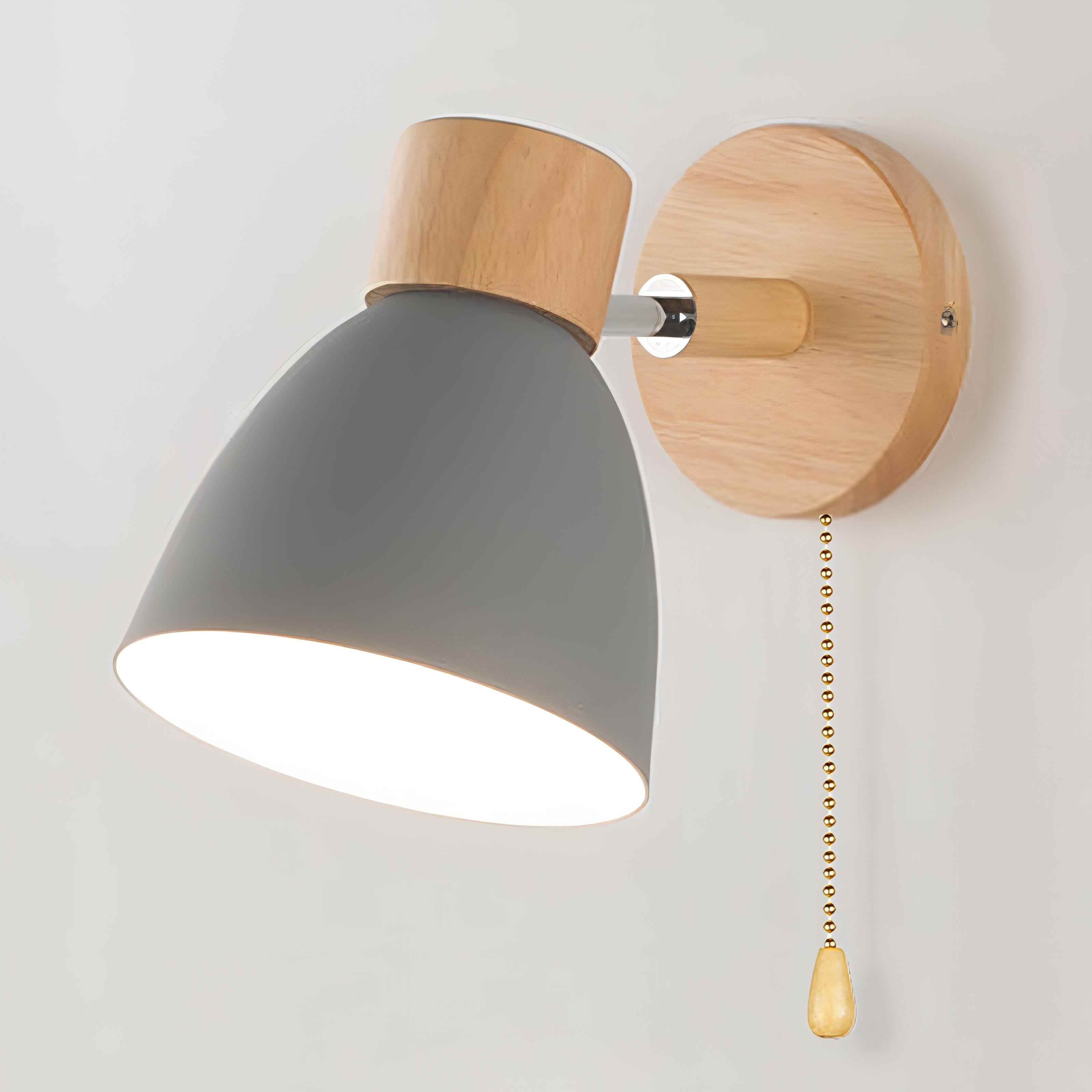 BowLift | Frendorf - Nordic-modern hanging switch wall lamp made of wood