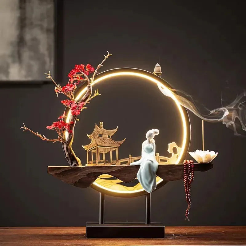 BowLift | Zen Serenity Waterfall Backflow Incense Burner