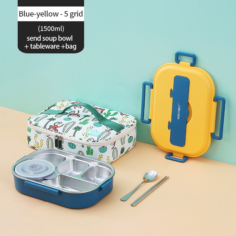 BowLift | Stainless Steel Multi Compartment Kids Lunch Box