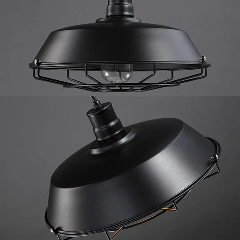 BowLift | Vintage Loft Pendant Light: Industrial Retro Iron Ceiling Light Chandelier for Living Room, Restaurant, Bar, Kitchen