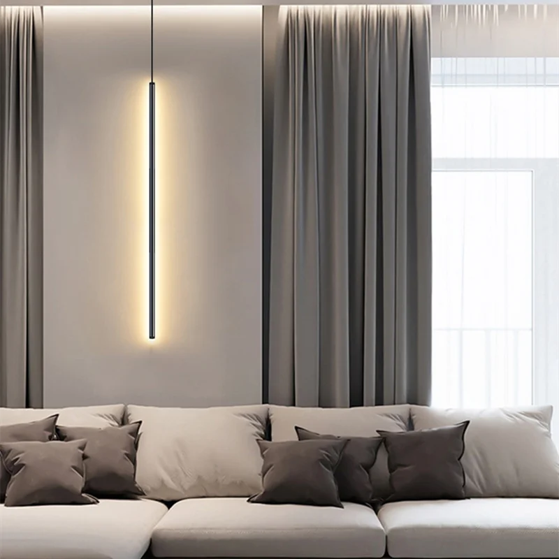 BowLift | Nordic LED Pendant Light: Minimalist design with creative lines, perfect for the bedroom, dining area