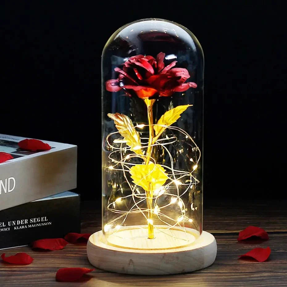 BowLift | Eternal Rose in Glass Dome with LED Lights