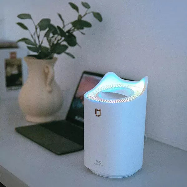 BowLift | Air Humidifier White LED Mist Diffuser