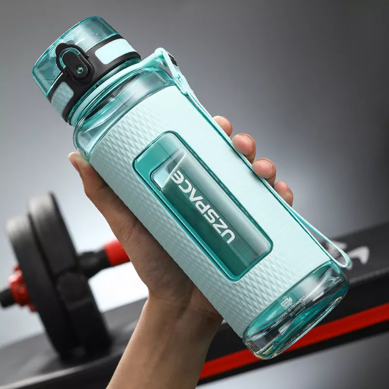 BowLift | UZSPACE Sport Water Bottles, BPA-free, portable, impact-resistant, leak-proof, large capacity, fitness water kettle, Tritan plastic drinking bottle