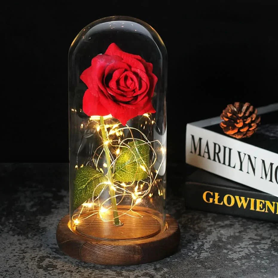 BowLift | Eternal Rose in Glass Dome with LED Lights