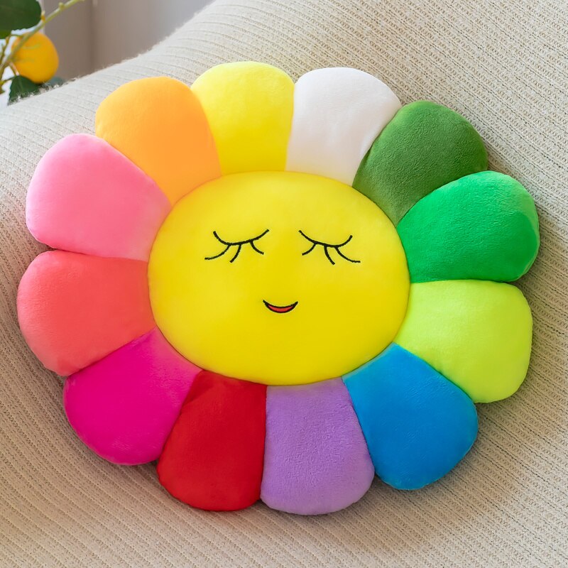 BowLift | Colorful Sunflower Plush Comfort Seat Cushion