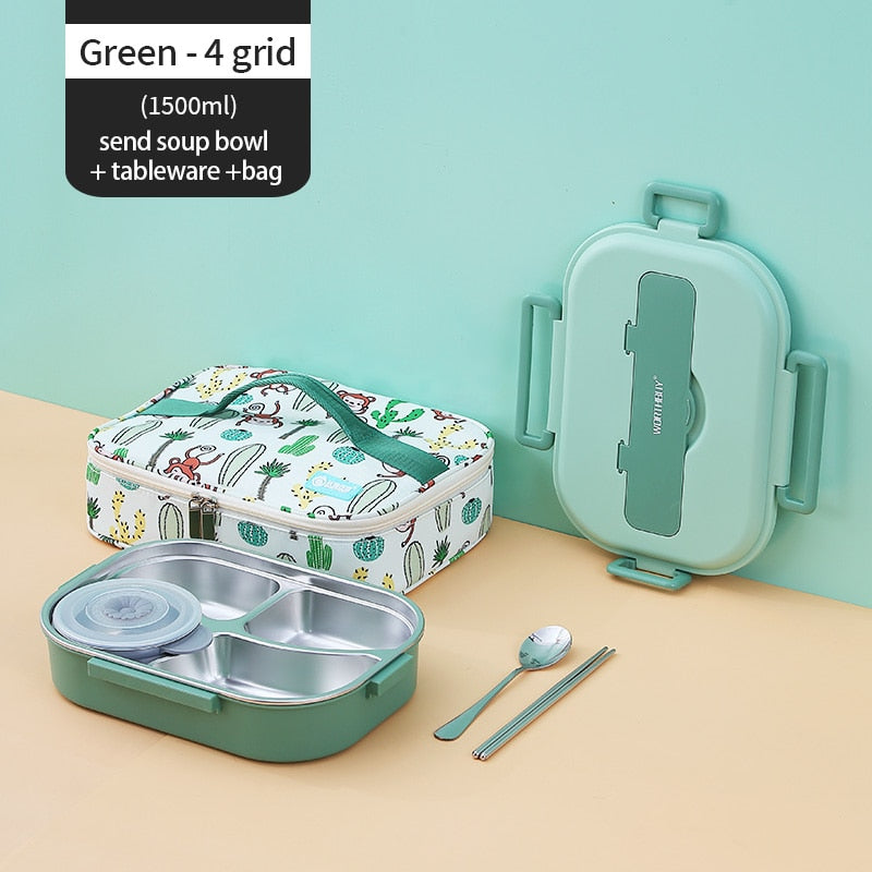 BowLift | Stainless Steel Multi Compartment Kids Lunch Box