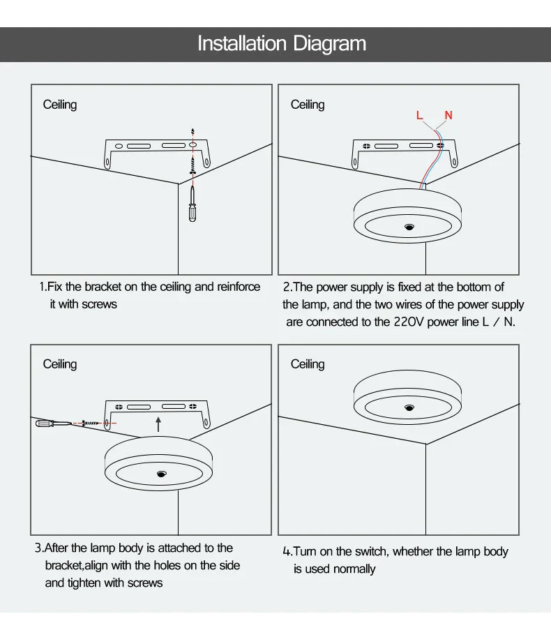BowLift | Motion Sensor LED Ceiling Lights – Smart Lighting for Your Home