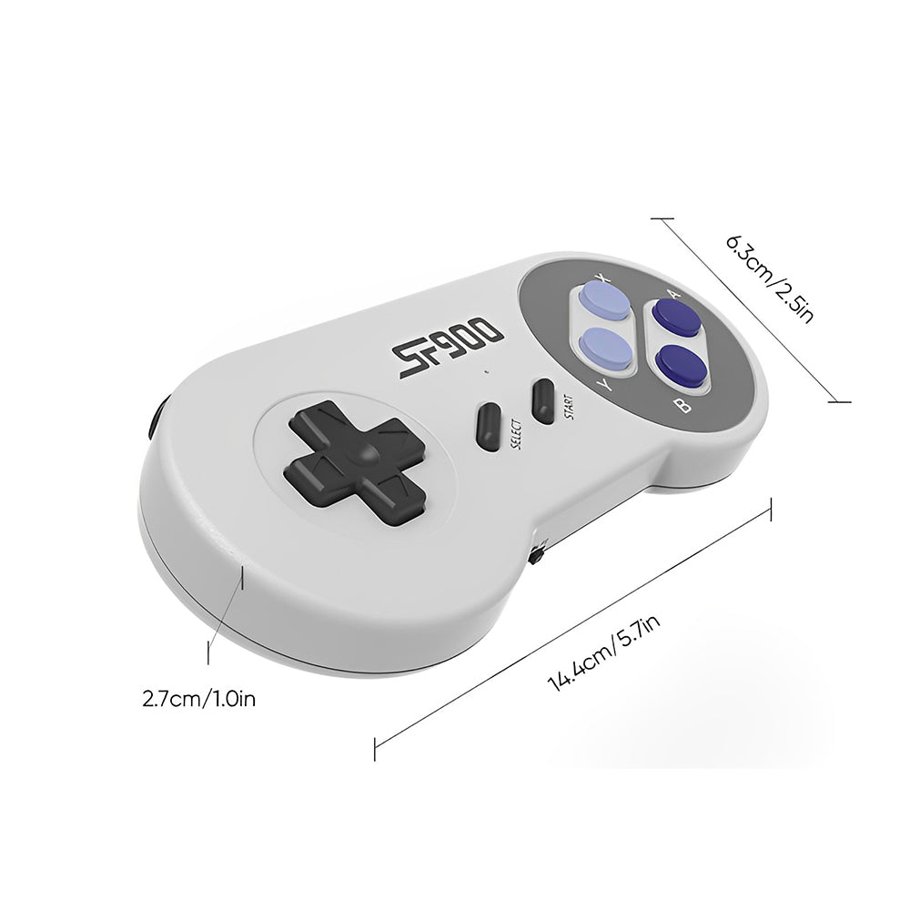 BowLift | HD Retro Gaming Console | Integrated 926 Games Library | Dual 2.4GHz Wireless Controllers | HDMI 4K Upscaling Interface | Plug-and-Play 16-Bit Emulation System | 10-Meter Transmission Range