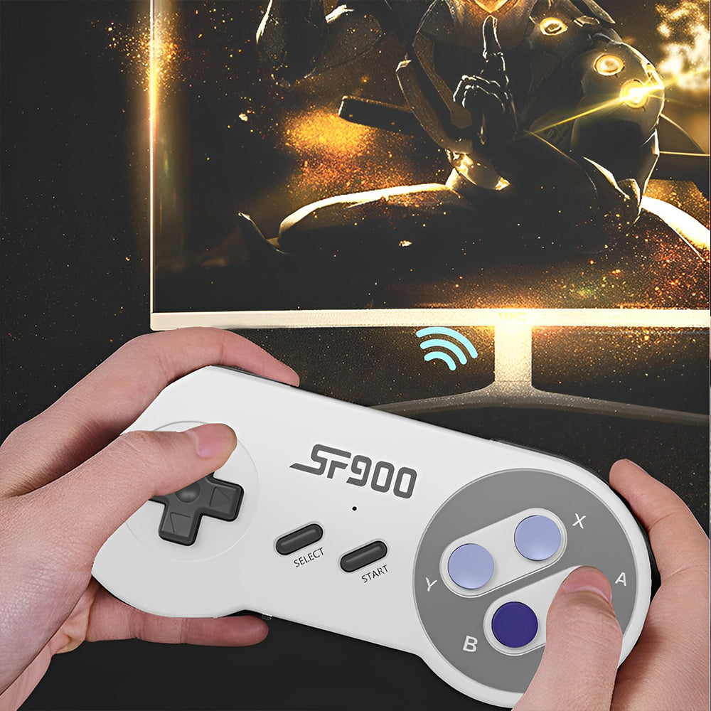 BowLift | HD Retro Gaming Console | Integrated 926 Games Library | Dual 2.4GHz Wireless Controllers | HDMI 4K Upscaling Interface | Plug-and-Play 16-Bit Emulation System | 10-Meter Transmission Range