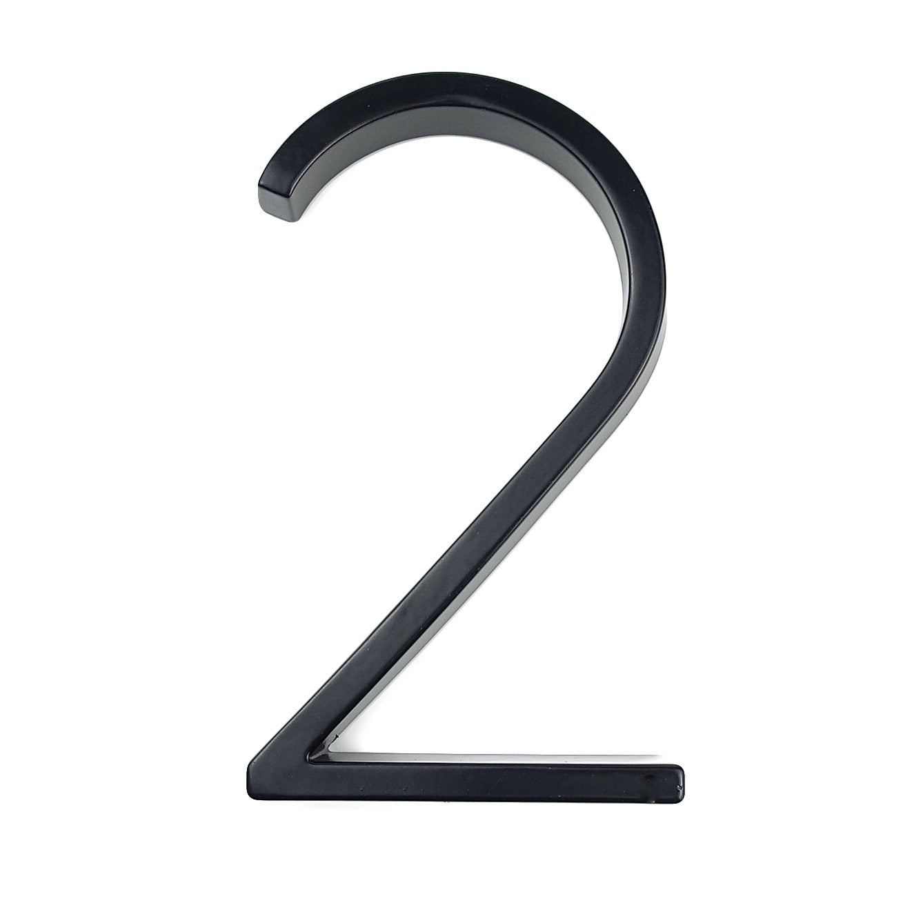 BowLift | Large modern metal house number address accessory