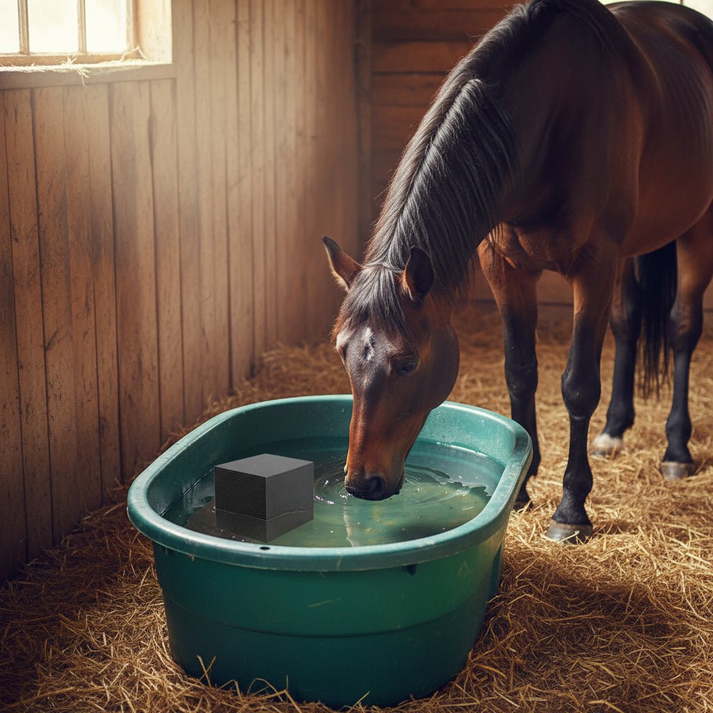 BowLift | Natural Organic Filtration Cube for Stable and Yard Water Systems