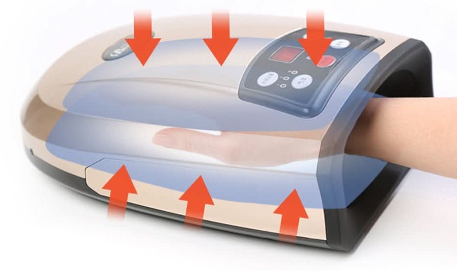 BowLift | Cordless hand massage system with air compression & heat function