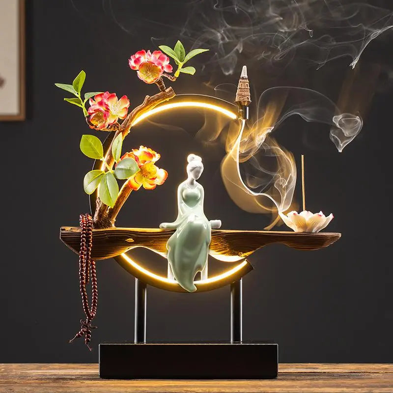 BowLift | Zen Serenity Waterfall Backflow Incense Burner