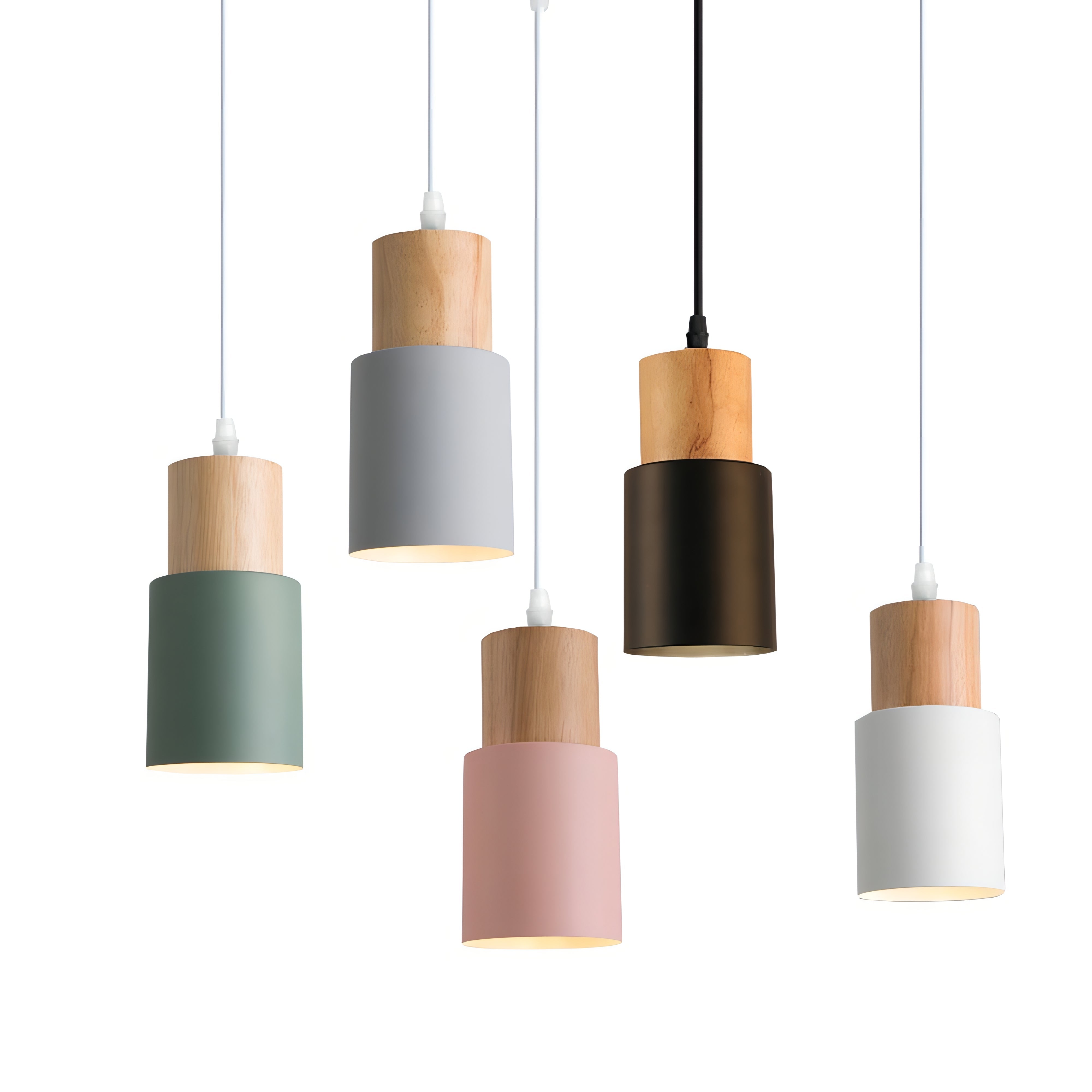 BowLift | Jaziel - Round Wood Nordic Hanging Pendant Lamp