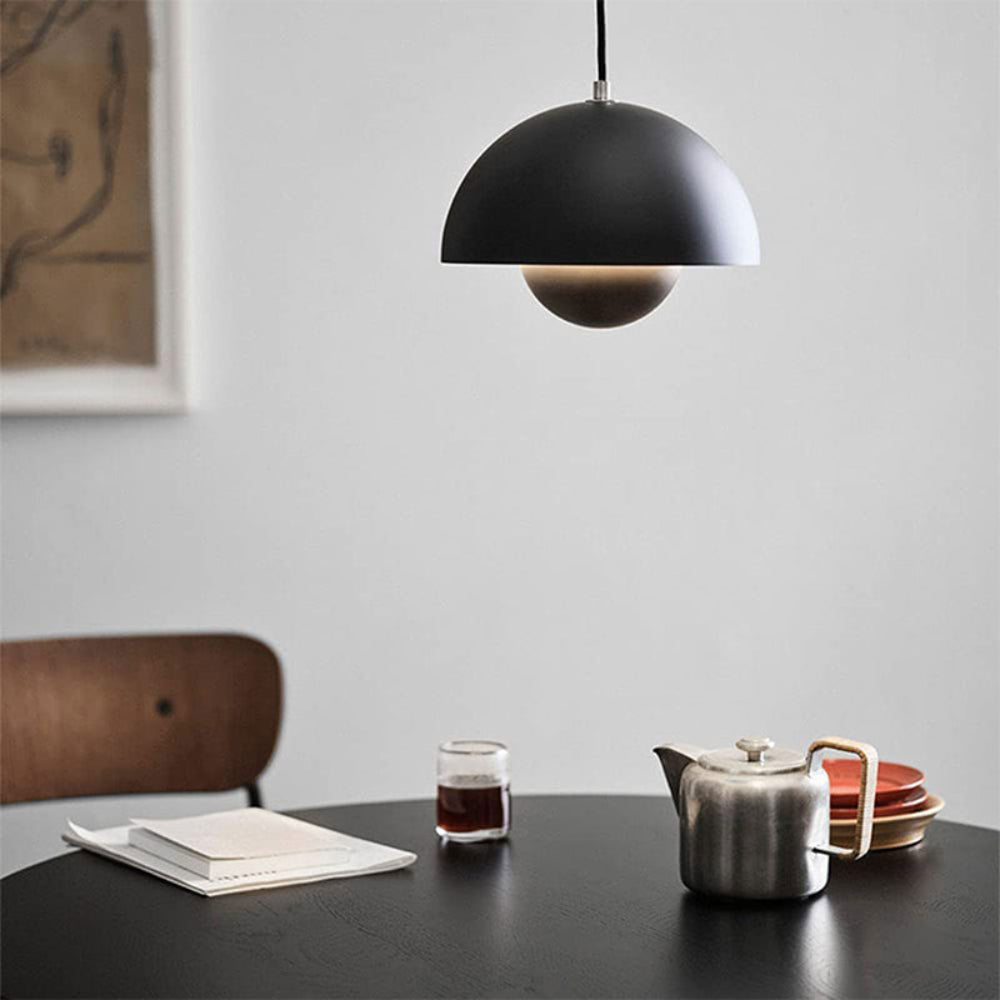 BowLift | Half-Circle Colourful Chandelier – Modern Scandinavian Ceiling Light for Dining, Living & Office