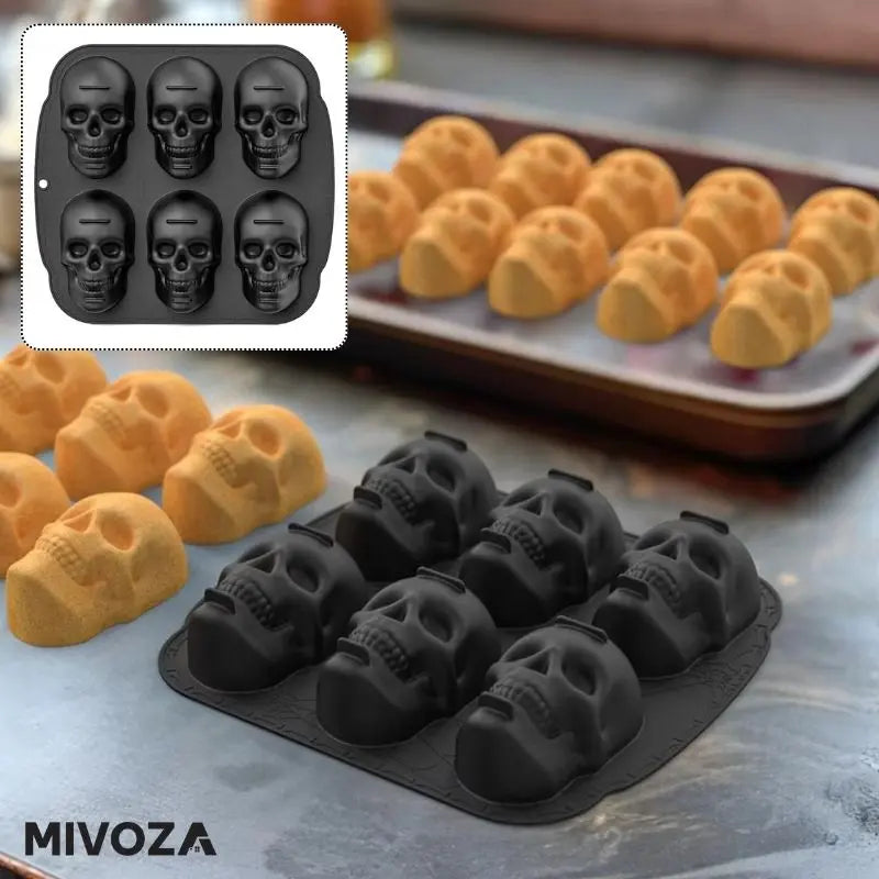BowLift | Halloween 3D Skull Cake Pan