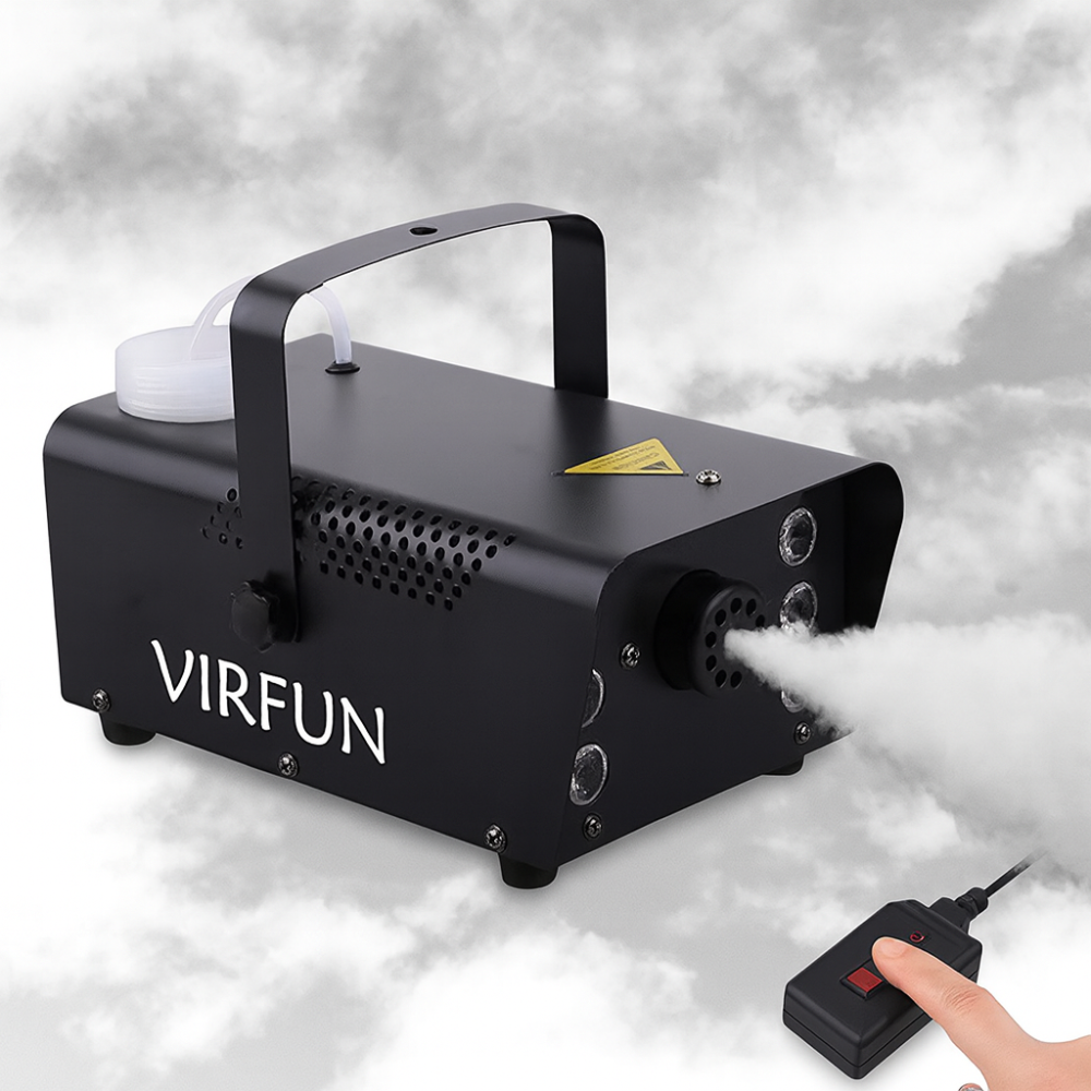 BowLift | Halloween Fog Machine 500W RGB LED 12 Color 500ml Tank Remote