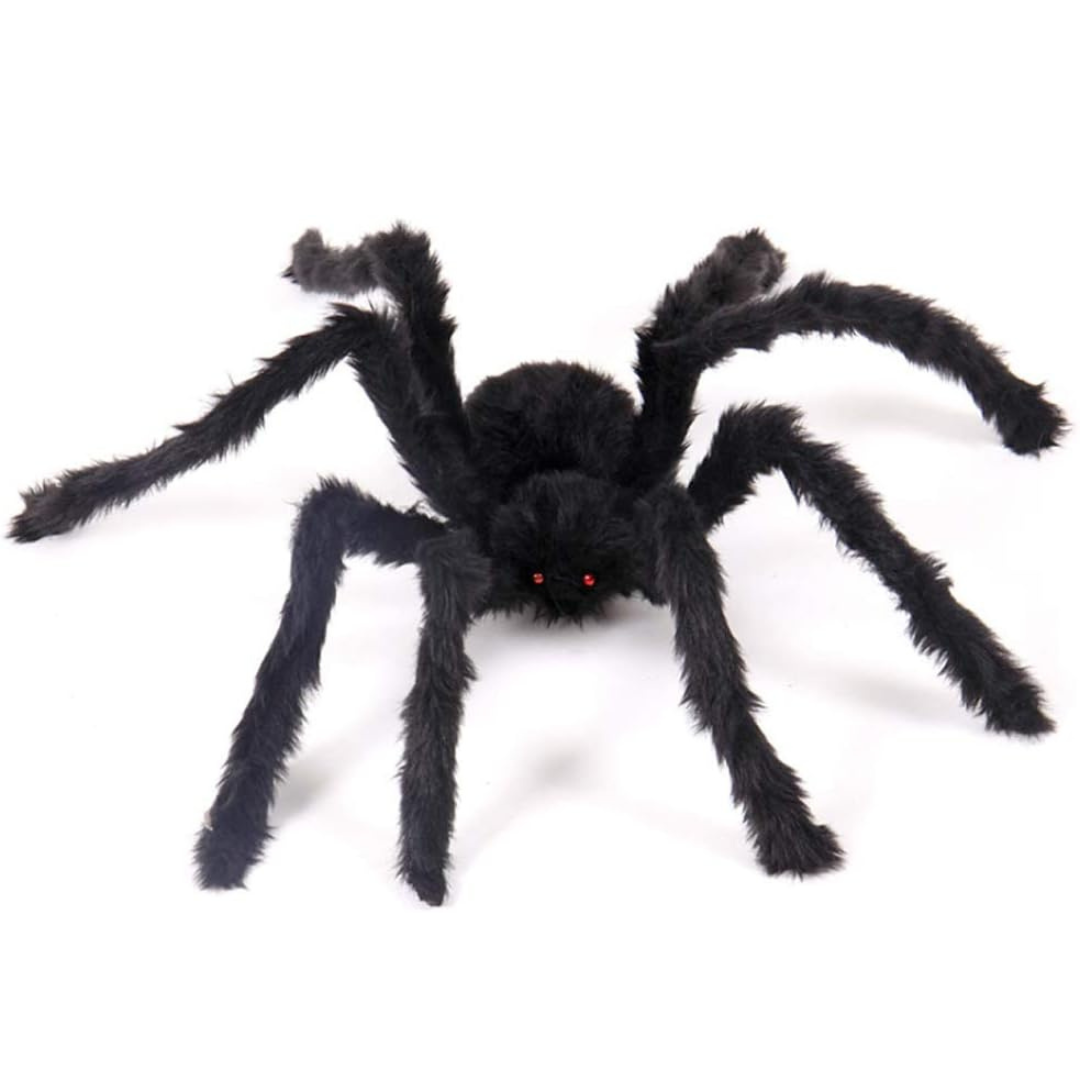 BowLift | CreepyCrawl Giant Spider – Realistic Halloween Outdoor Yard Prop