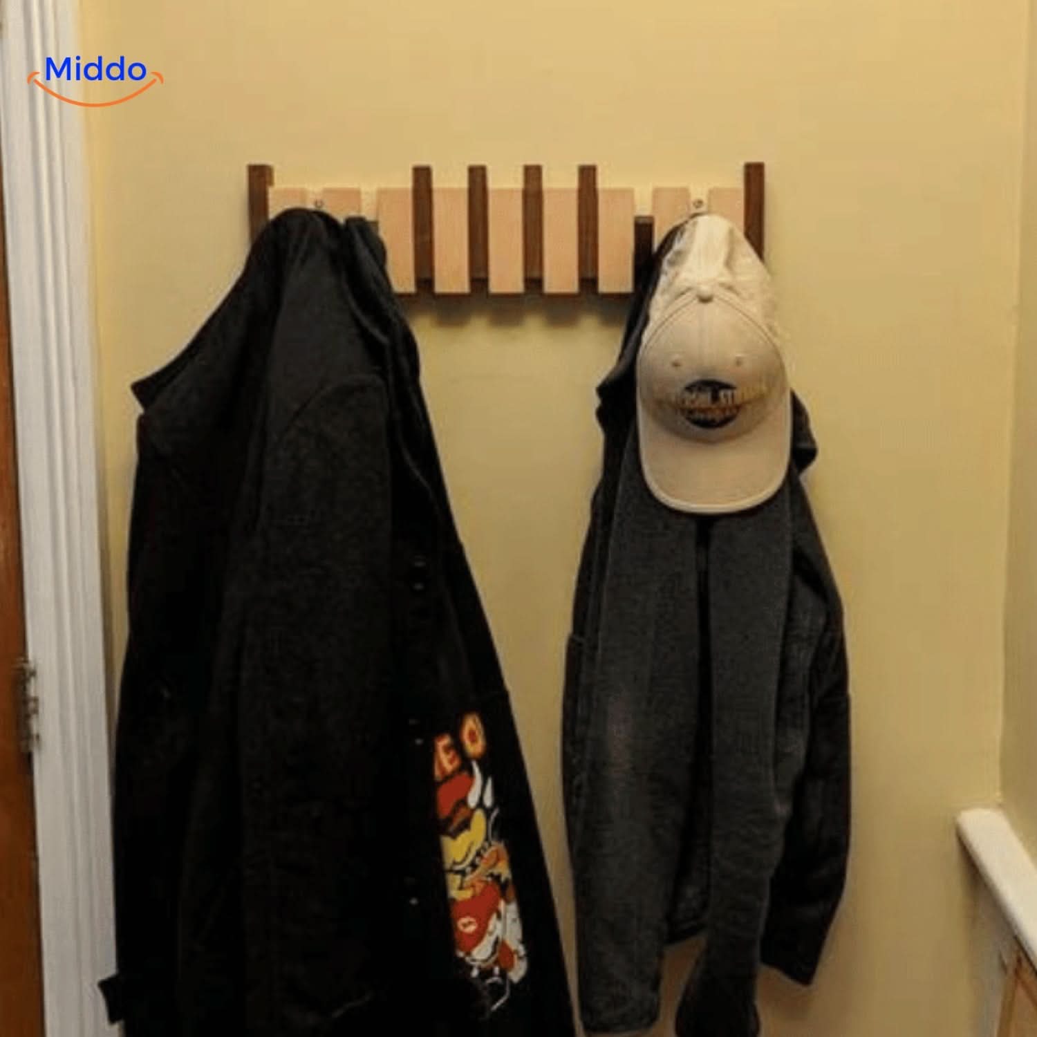 BowLift | Handmade Wooden Piano Wall Coat Rack
