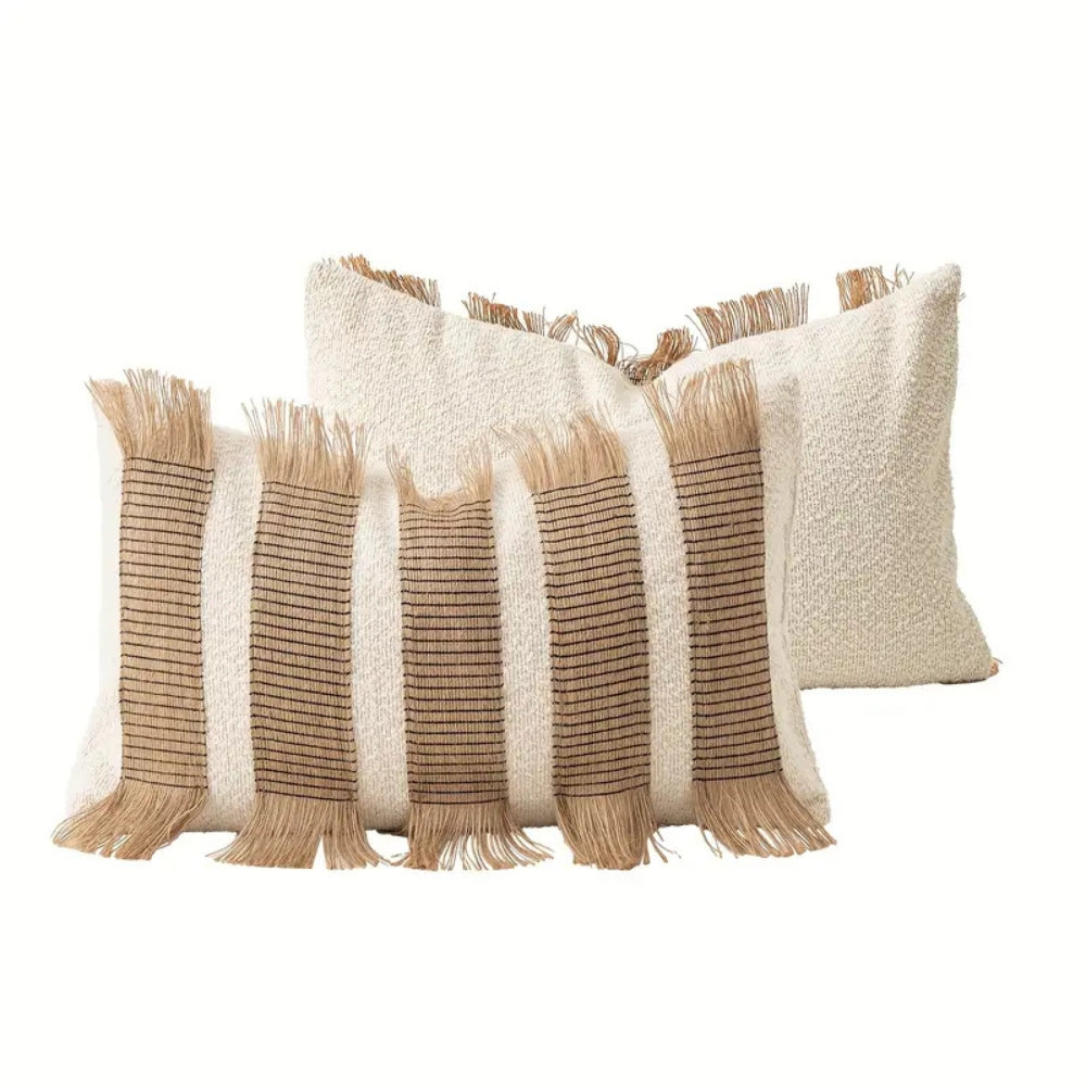 BowLift | Handwoven Bohemian Stripe Cushion Cover