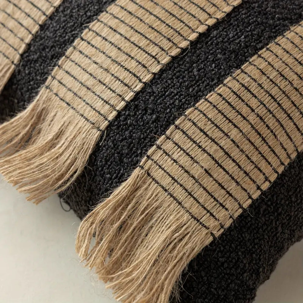 BowLift | Handwoven Bohemian Stripe Cushion Cover