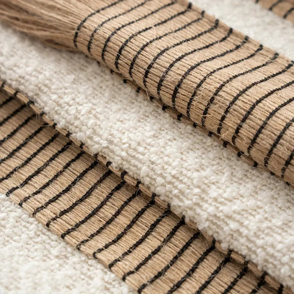 BowLift | Handwoven Bohemian Stripe Cushion Cover