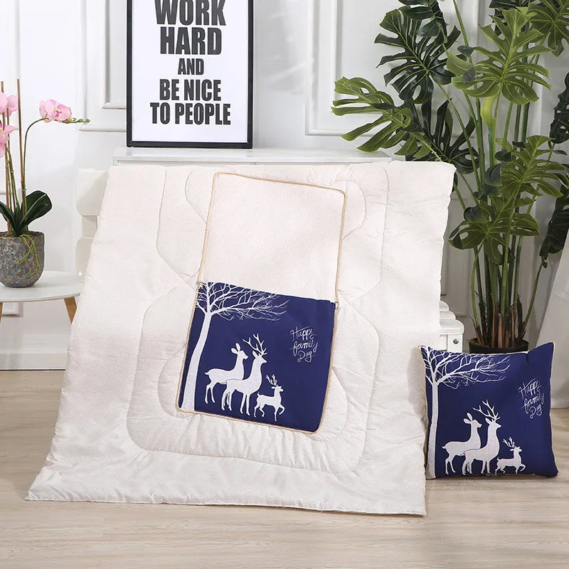 BowLift | Cozy Convertible Pillow Quilt Combo Blanket