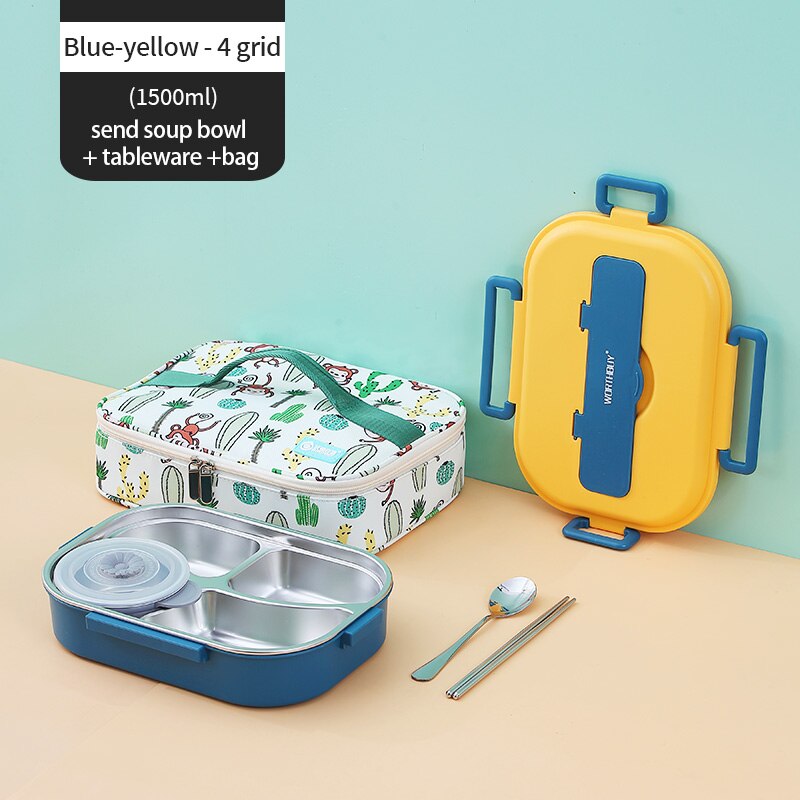 BowLift | Stainless Steel Multi Compartment Kids Lunch Box